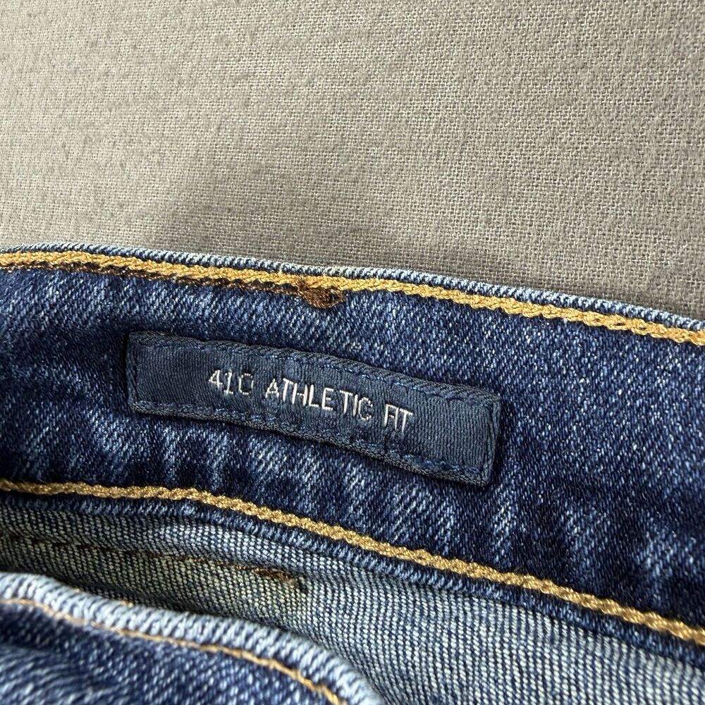 Lucky Brand Jeans Mens 38x30 410 Athletic Straight Fit Stretch Blue Denim Casual - Picture 4 of 10